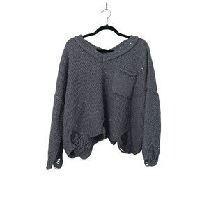 NWOT POL Women's Gray Sweater Size M